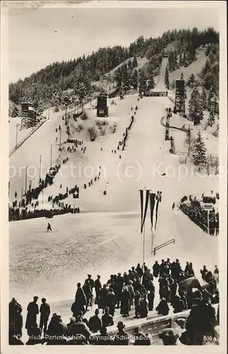 Garmisch Partenkirchen Skisprungschanze Olympia Stadion Kat. Garmisch Partenkirchen