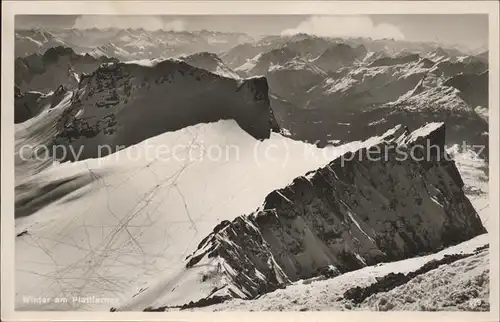 Garmisch Partenkirchen Winter am Plattferner Kat. Garmisch Partenkirchen