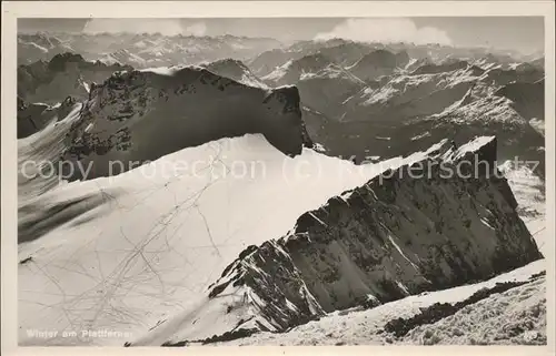 Garmisch Partenkirchen Winte am Plattferner Kat. Garmisch Partenkirchen