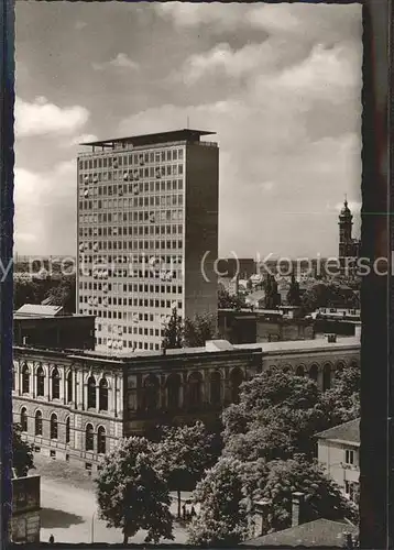 Braunschweig Technische Hochschule "Carola Wilhelmina" mit Hochhaus Kat. Braunschweig