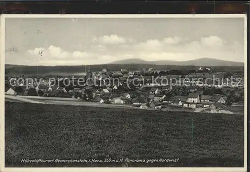 Benneckenstein Panorama Kat. Benneckenstein