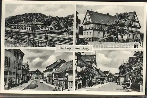 Kreiensen Bahnhof Rathaus Wilhelmstrasse Bahnhofstrasse Kat. Kreiensen