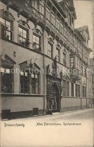 Braunschweig Altes Patrizierhaus Reichenstrasse Kat. Braunschweig