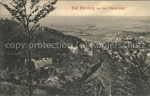 Bad Harzburg Panorama von Ettersklippen Kat. Bad Harzburg