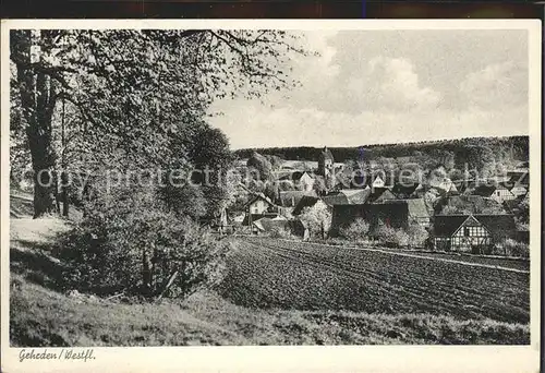 Gehrden Westfalen Gasthof zur Post Kat. Brakel