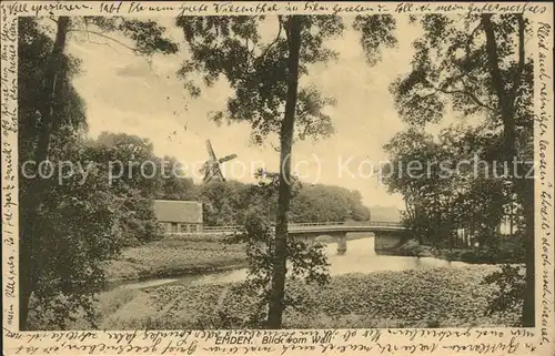 Emden Ostfriesland Wall Bruecke Muehle / Emden /Emden Stadtkreis