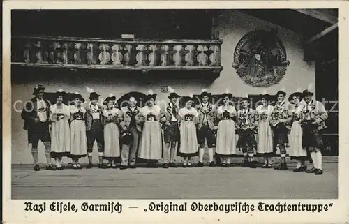 Garmisch Partenkirchen Oberbayrische Trachtengruppe Kat. Garmisch Partenkirchen