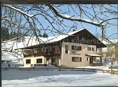 Faistenoy "Haus Sonnenschein" Kat. Oy Mittelberg