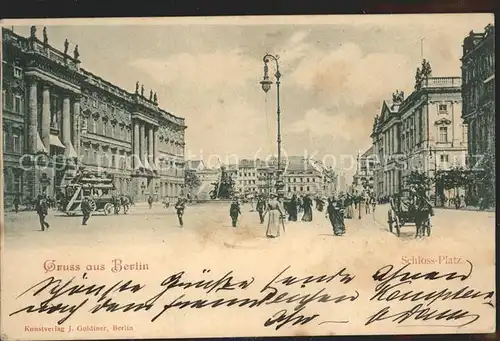 Berlin Schlossplatz Kat. Berlin