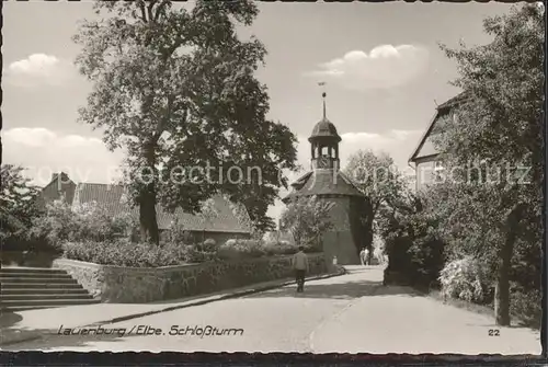 Lauenburg Elbe Schlossturm Kat. Lauenburg  Elbe