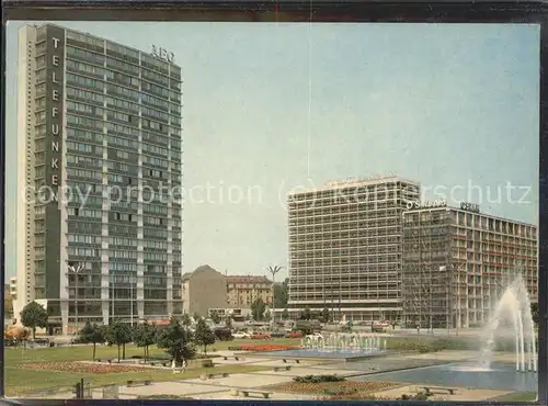 Berlin Ernst Reuter Platz AEG Hochhaus Kat. Berlin