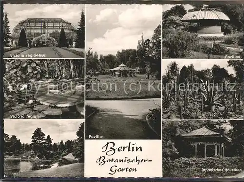Berlin Botanischer Garten Pavillon Japan Haeuschen Teilansichten Kat. Berlin