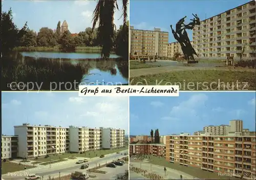 Lichtenrade Dorfteich John Locke Str Petrus Werk Rehagener Strasse Kat. Berlin