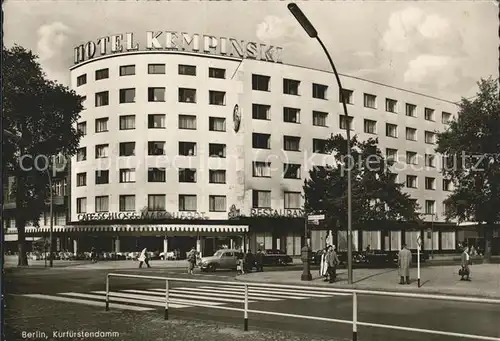 Berlin Hotel Kempinsky Kurfuerstendamm Kat. Berlin