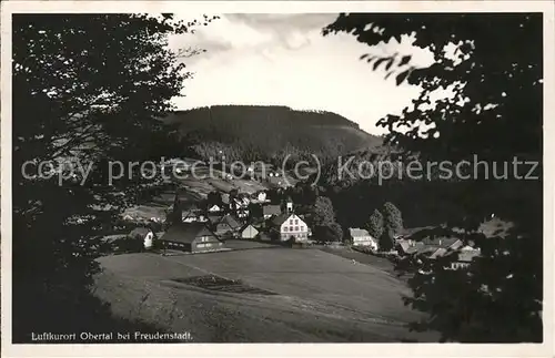 hd03208 Obertal Baiersbronn Ortsansicht Kategorie. Baiersbronn Alte Ansichtskarten