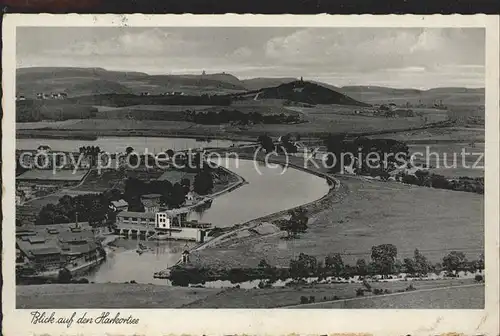 Volmarstein Blick zum Harkortsee Kat. Wetter (Ruhr)