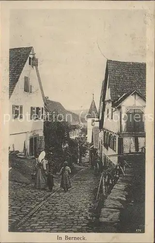 Berneck Altensteig Dorfstrasse Kirche Kat. Altensteig