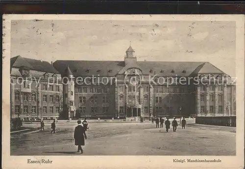 Essen Ruhr Kgl Maschinenbauschule Feldpost Kat. Essen