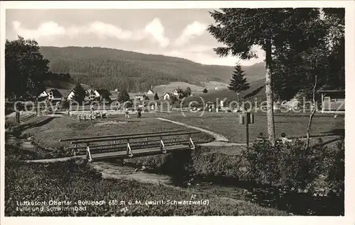 hd03693 Obertal Baiersbronn Schwimmbad Kategorie. Baiersbronn Alte Ansichtskarten