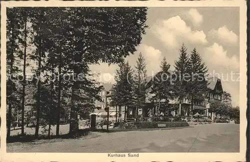 Sand Buehl Kurhaus Kat. Buehl