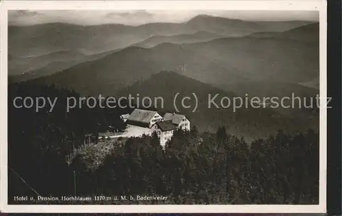 Hochblauen  Kat. Badenweiler