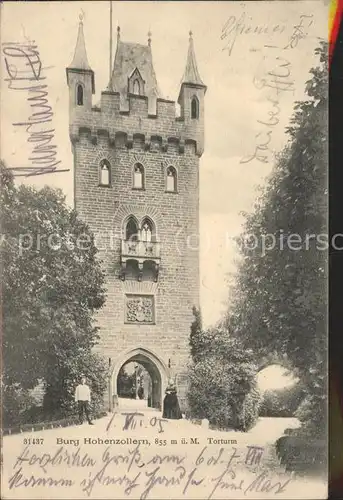 Burg Hohenzollern  Kat. Bisingen