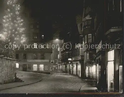 Tuebingen Am Holzmarkt bei Nacht Kat. Tuebingen