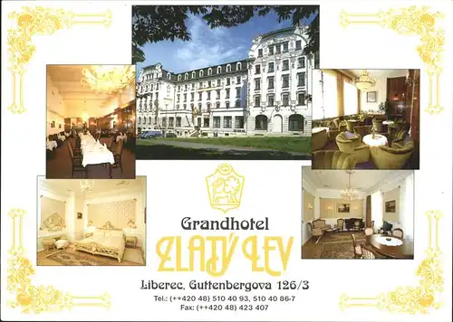 Liberec Grandhotel Zlaty Lev Kat. Liberec