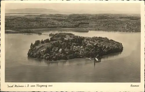 Insel Mainau Fliegeraufnahme Kat. Konstanz