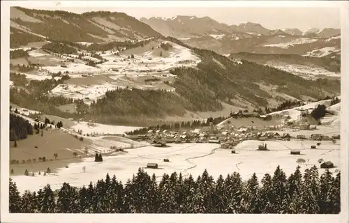 Oberstaufen mit Schindelberg Kojen und Bregenzerwald Feldpost Kat. Oberstaufen