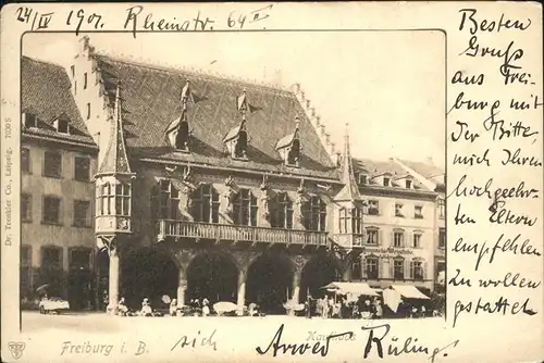 Freiburg Breisgau Kaufhaus Kat. Freiburg im Breisgau