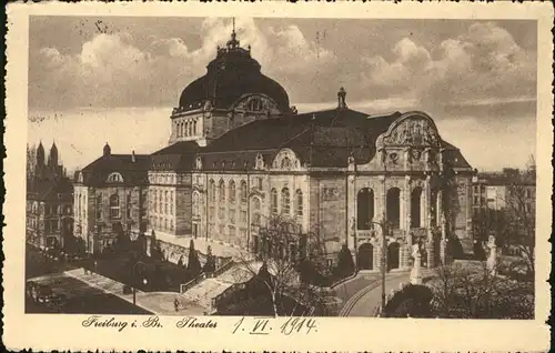 Freiburg Breisgau Theater Kat. Freiburg im Breisgau