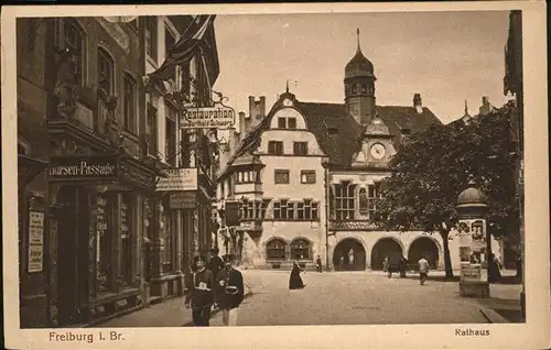 Freiburg Breisgau Rathaus Kat. Freiburg im Breisgau