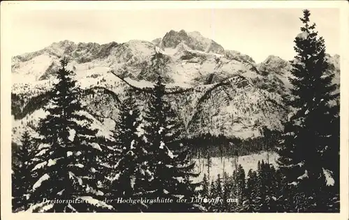 Garmisch Partenkirchen Dreitorspitze Kat. Garmisch Partenkirchen