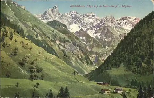 Einoedsbach Alpenpanorama Kat. Oberstdorf