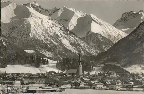 Oberstdorf mit Alpenpanorama Kat. Oberstdorf