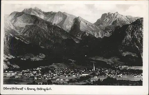 Oberstdorf mit Alpenpanorama Kat. Oberstdorf