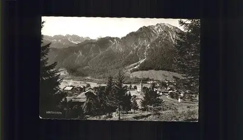 Hinterstein Bad Hindelang mit Alpenpanorama / Bad Hindelang /Oberallgaeu LKR