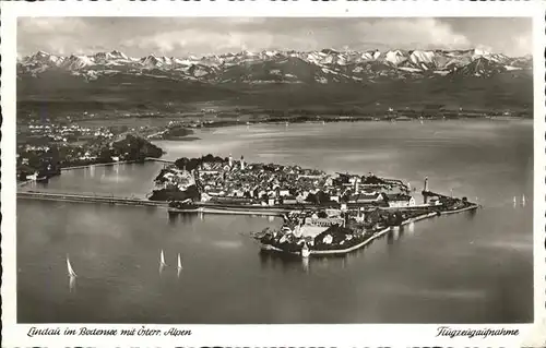 Lindau Bodensee Fliegeraufnahme Kat. Lindau (Bodensee)