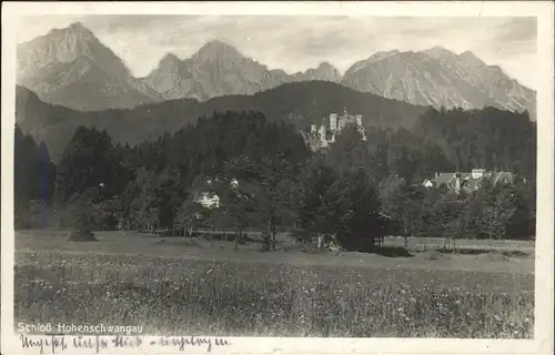 Hohenschwangau Schloss Kat. Schwangau