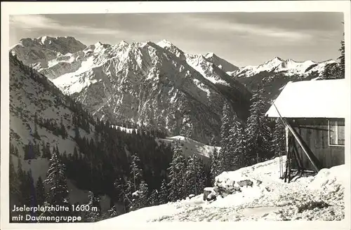 Oberjoch Iselerhuette mit Daumengruppe Kat. Bad Hindelang