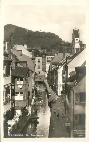 Freiburg Breisgau Fischerau Kat. Freiburg im Breisgau