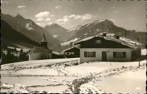 Oberjoch mit Rotspitze Entschenkopf und Imberger Horn Kat. Bad Hindelang