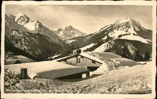 Oberjoch AH Pass mit Rotspitze Breitenberg Imberger Horn Kat. Bad Hindelang