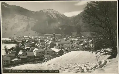 Immenstadt Allgaeu Ortsansicht mit Alpen Kat. Immenstadt i.Allgaeu