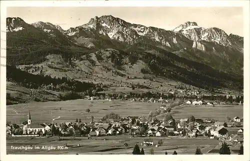 Trauchgau Panorama Kat. Halblech