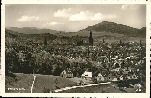 Freiburg Breisgau Teilansicht Kat. Freiburg im Breisgau