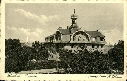 Niendorf Ostseebad Kinderheim St Johann Kat. Timmendorfer Strand