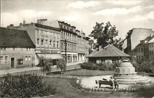 Artern Unstrut Geschwister Scholl Platz / Artern /Kyffhaeuserkreis LKR