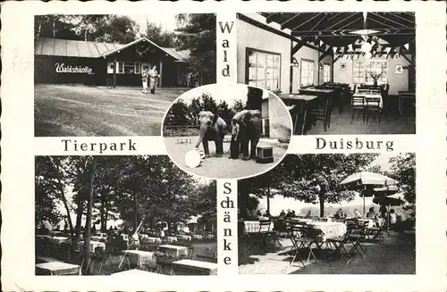 Duisburg Ruhr Tierpark Waldschaenke / Duisburg /Duisburg Stadtkreis